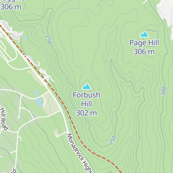 Map of Forbush Hill