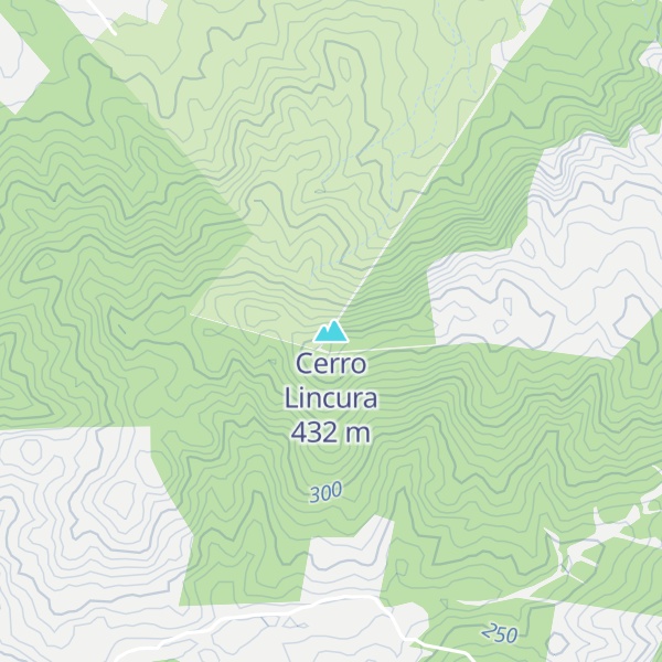 Map of Cerro Lincura