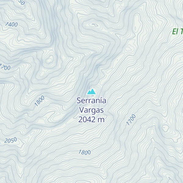 Map of Serranía Vargas