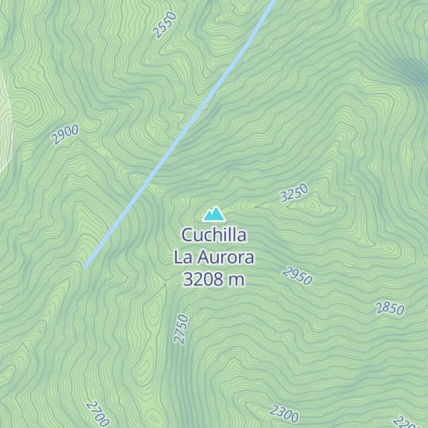 Map of Cuchilla La Aurora