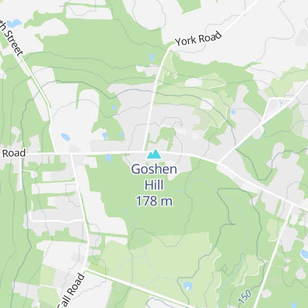 Map of Goshen Hill