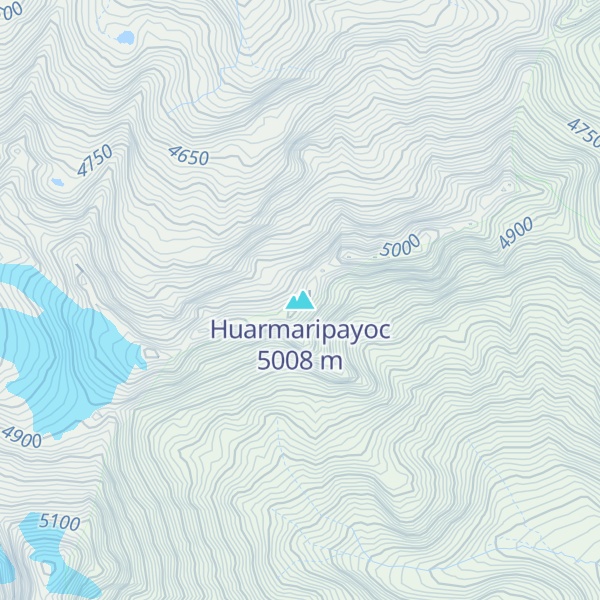 Map of Huarmaripayoc