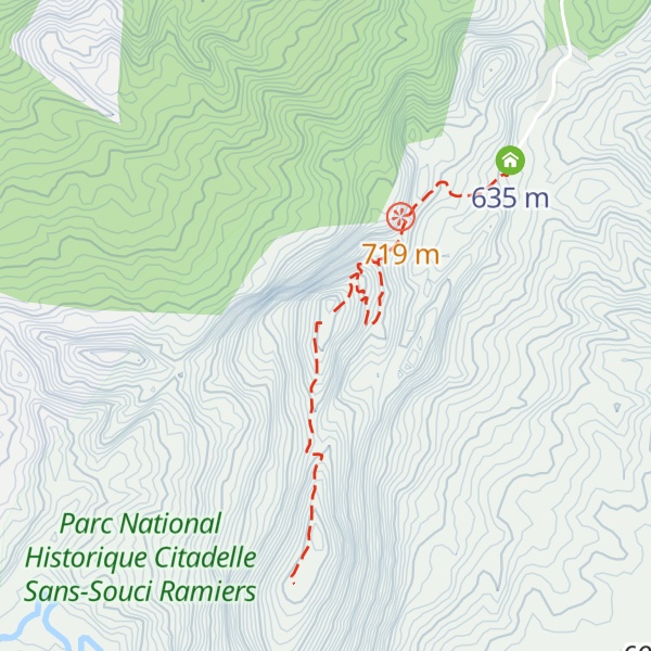 Map of Pic Lafferière