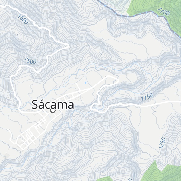 Map of Cabaña turistica sacama