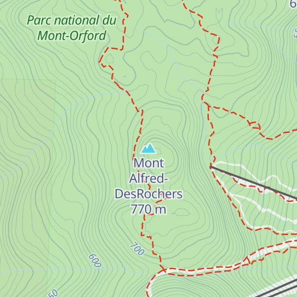 Map of Mont Alfred-DesRochers