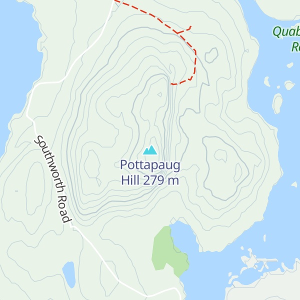 Map of Pottapaug Hill
