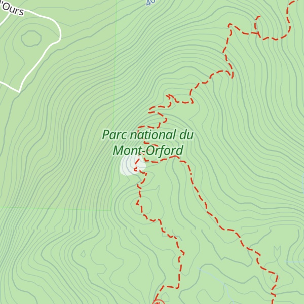 Map of Pic de la roche fendue