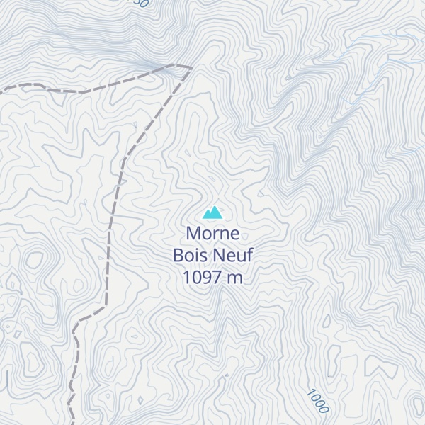 Map of Morne Bois Neuf