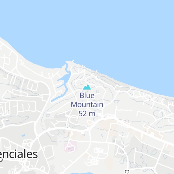 Map of Blue Mountain