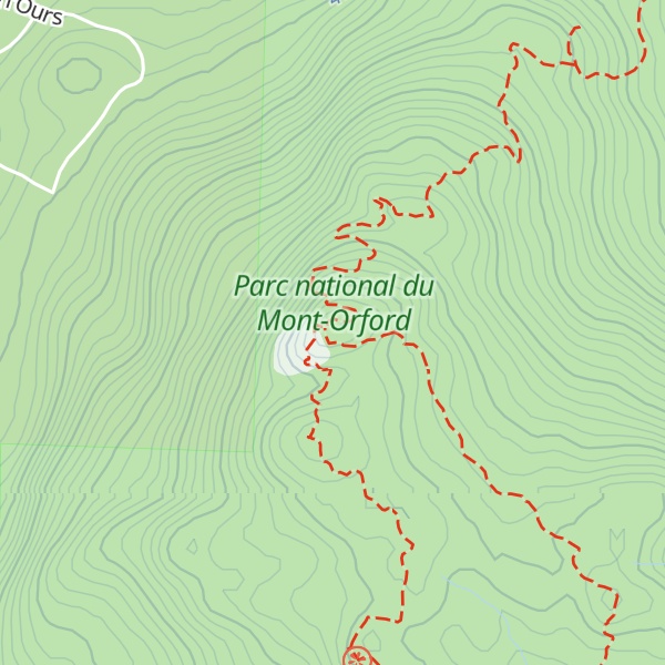 Map of Pic de l'Ours
