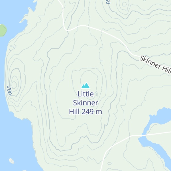 Map of Little Skinner Hill