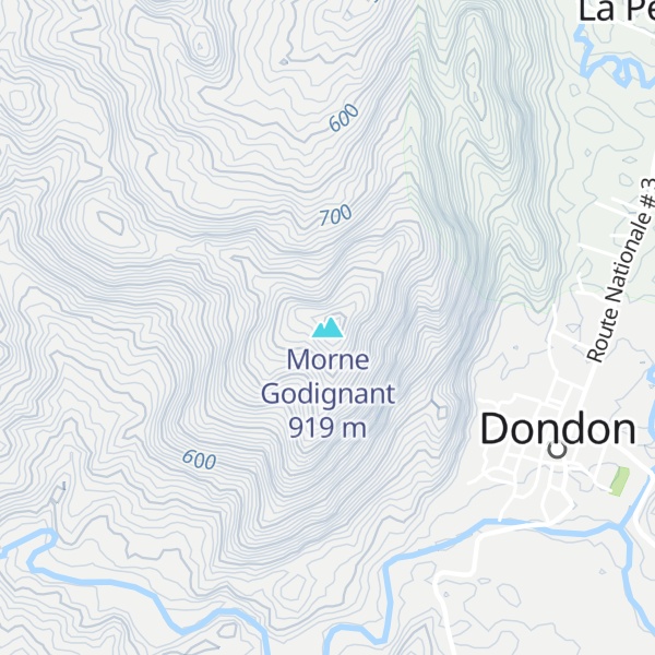 Map of Morne Godignant