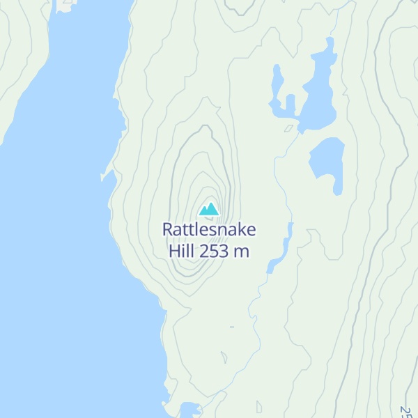 Map of Rattlesnake Hill