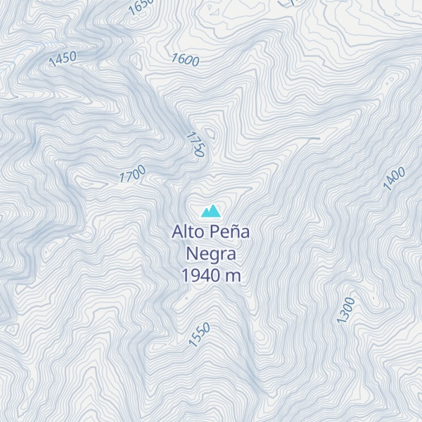 Map of Alto Peña Negra