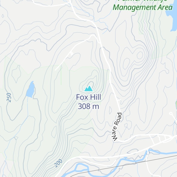 Map of Fox Hill