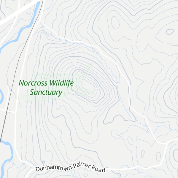 Map of Cooks Mountain