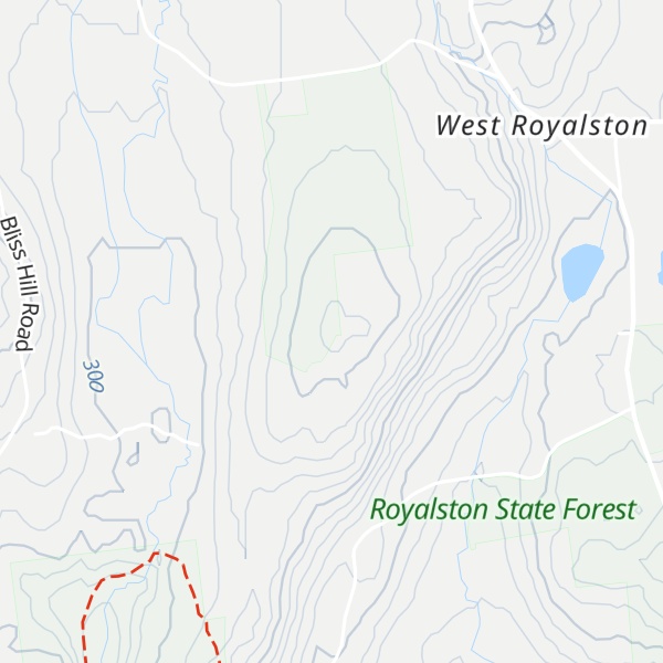 Map of Butterworth Ridge
