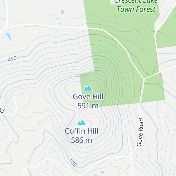 Map of Gove Hill