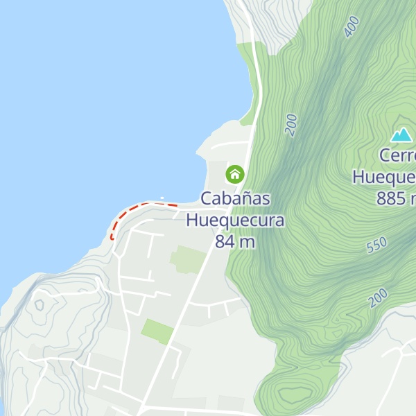 Map of Cabaña Ruka-Vutacura