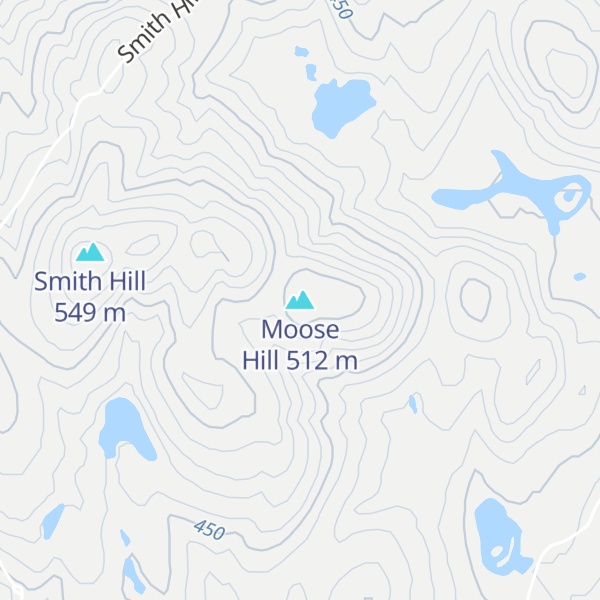 Map of Moose Hill