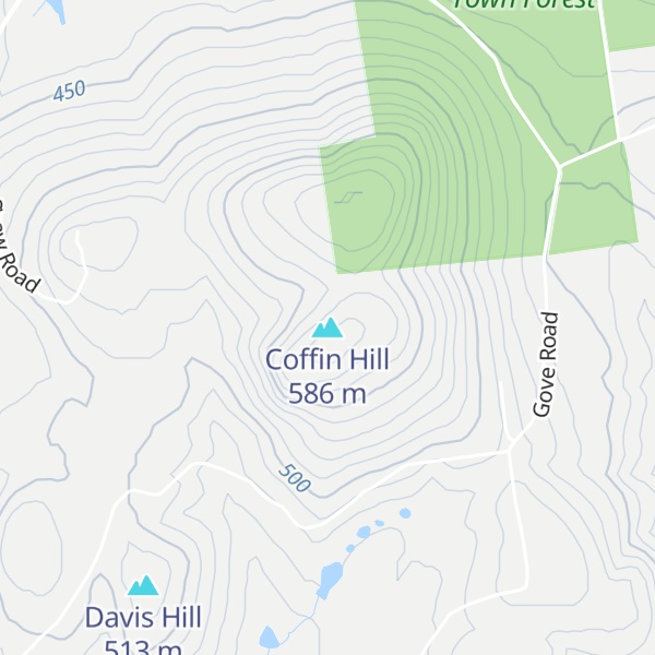 Map of Coffin Hill