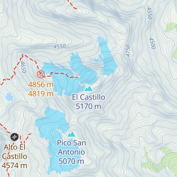 Map of El Castillo