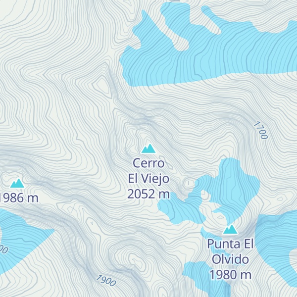 Map of Cerro El Viejo
