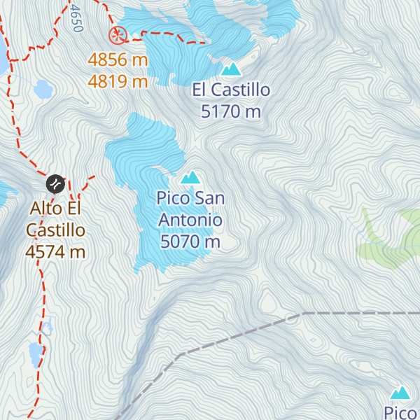 Map of Triángulo del Sur