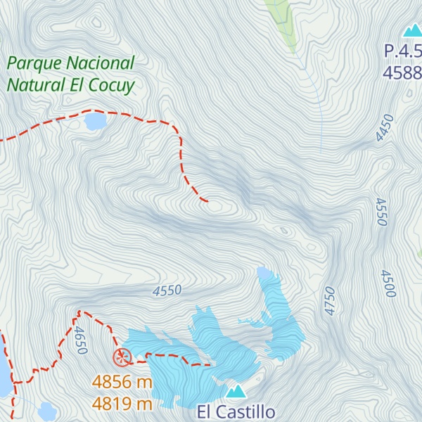 Map of Pico Blanco