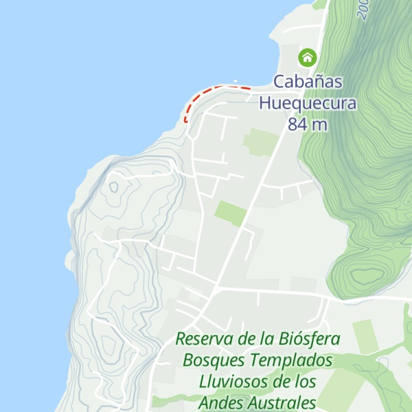 Map of Cabañas Wingkul