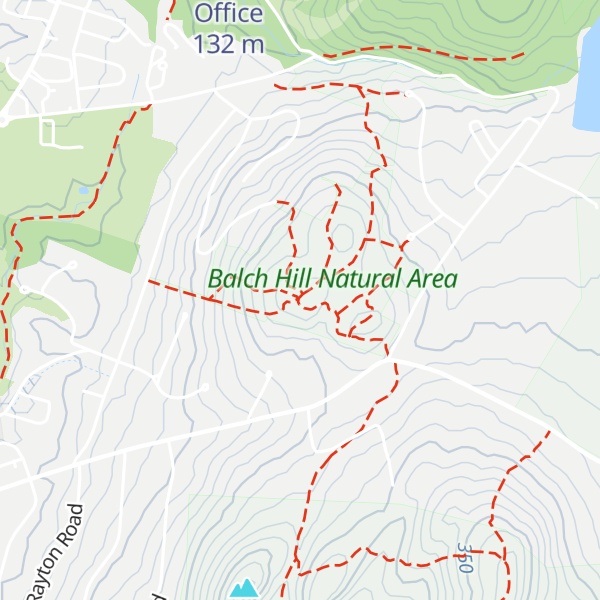 Map of Balch Hill