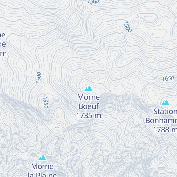 Map of Morne Boeuf