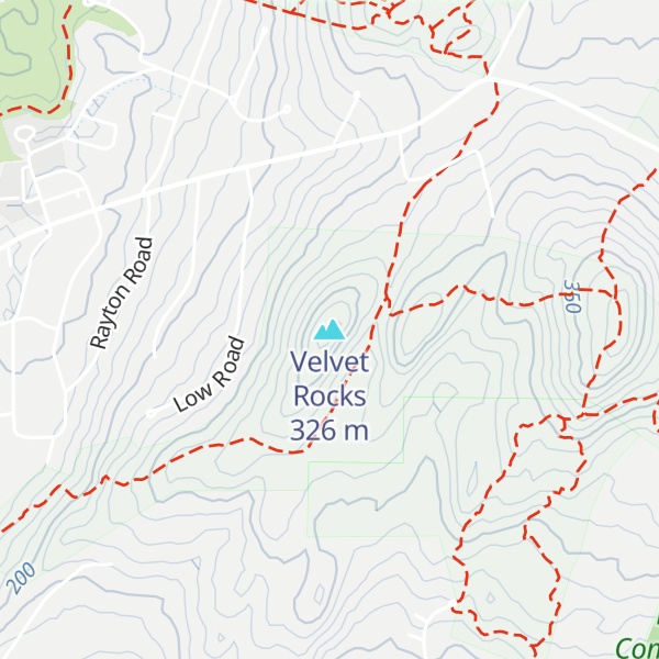 Map of Velvet Rocks