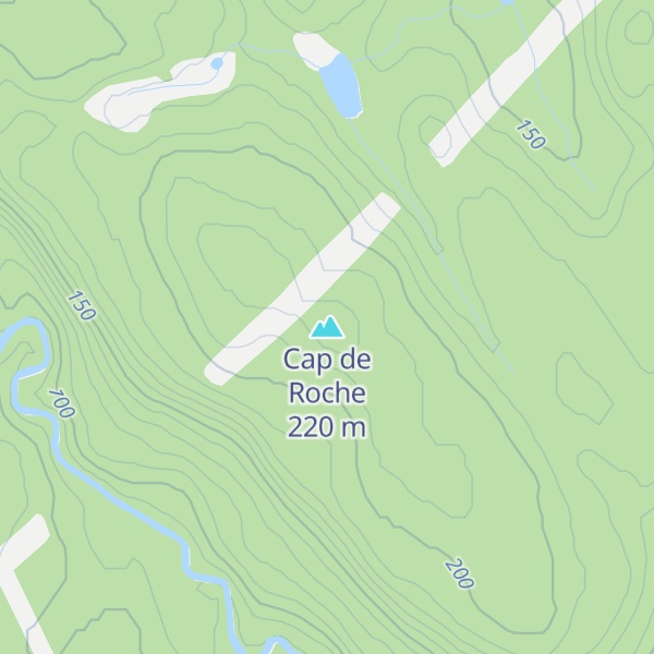 Map of Cap de Roche