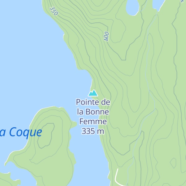 Map of Pointe de la Bonne Femme