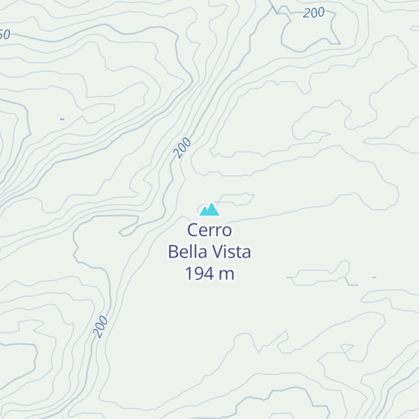 Map of Cerro Bella Vista