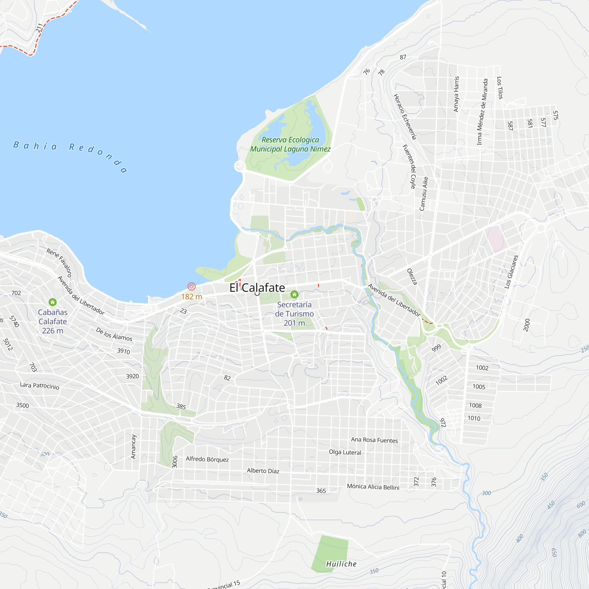 Secretaría de Turismo map