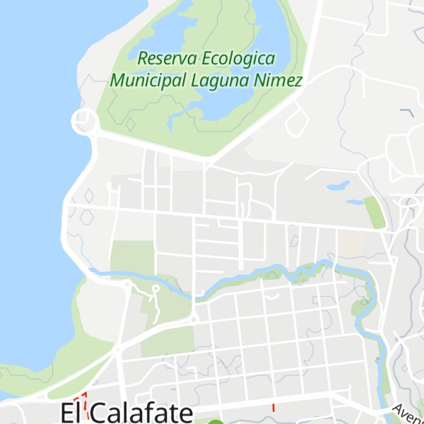 Map of Cabañas Calafate