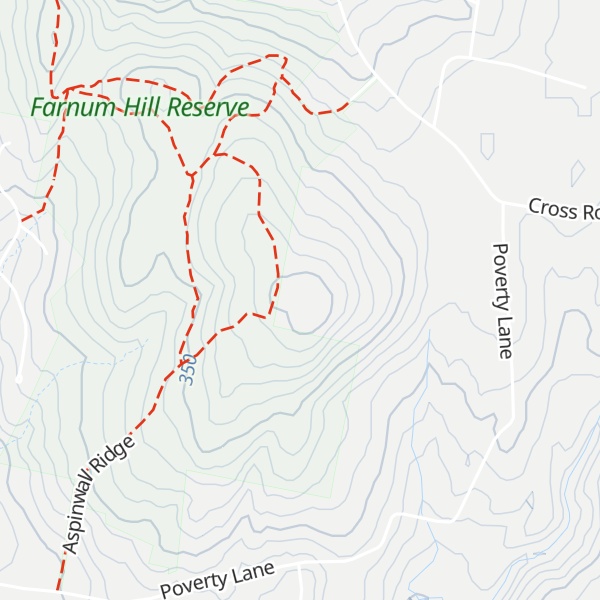 Map of Farnum Hill South Summit