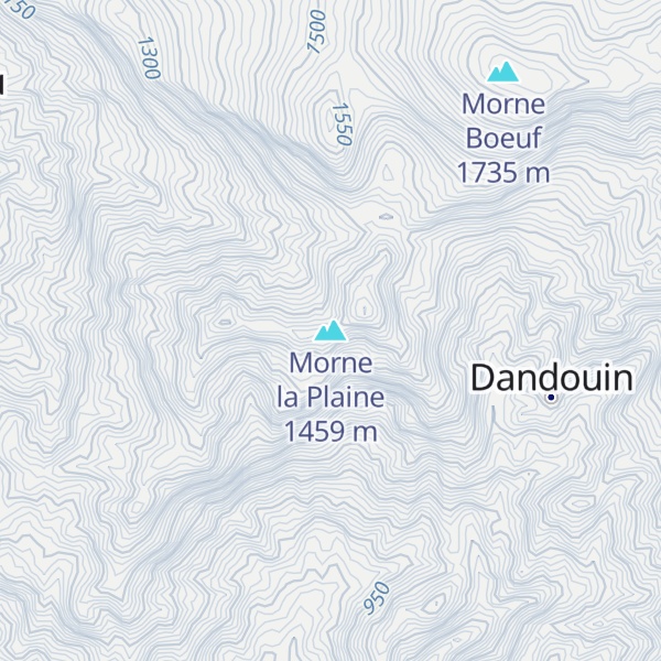 Map of Morne la Plaine