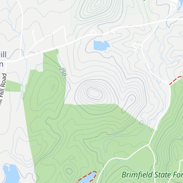Map of South Nichols Mountain