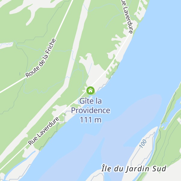Map of Gîte la Providence
