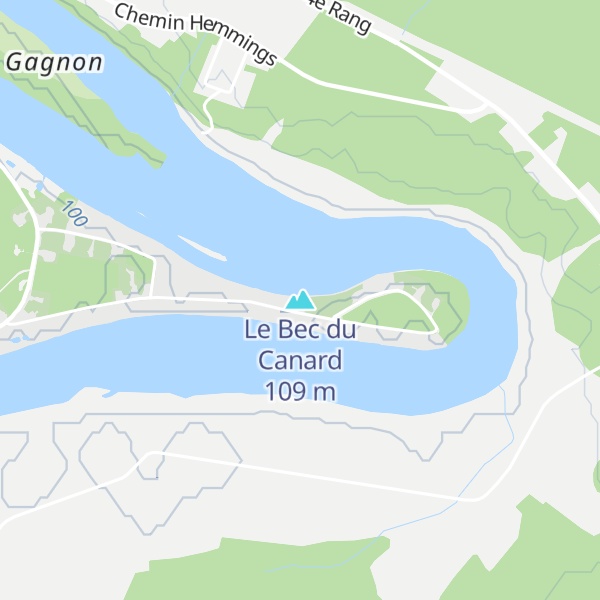 Map of Le Bec du Canard