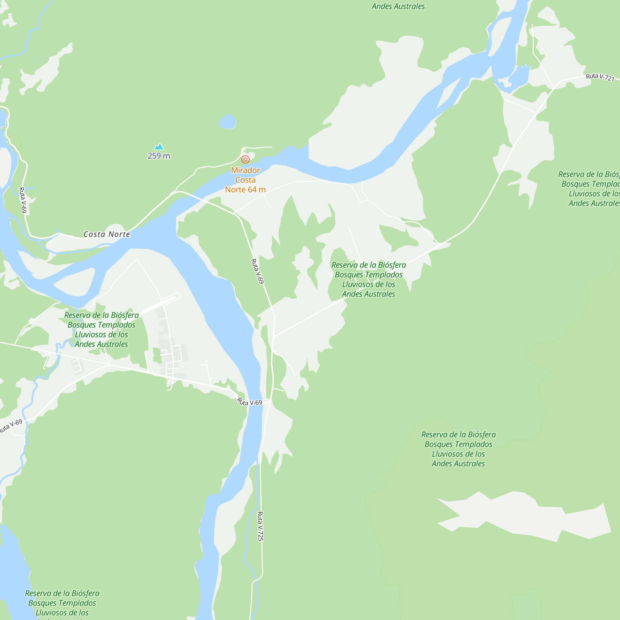 Cabaña Maoly map