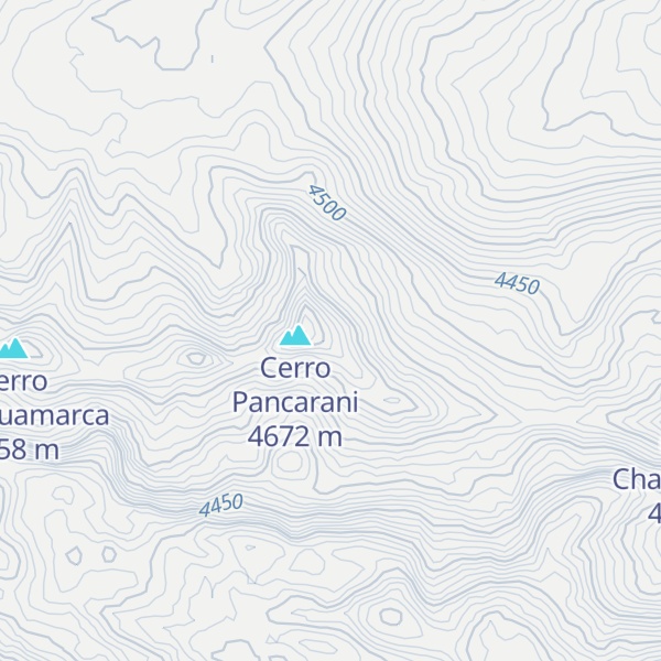 Map of Cerro Quishcayoc