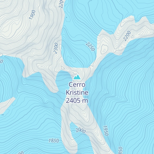 Map of Cerro Kristine