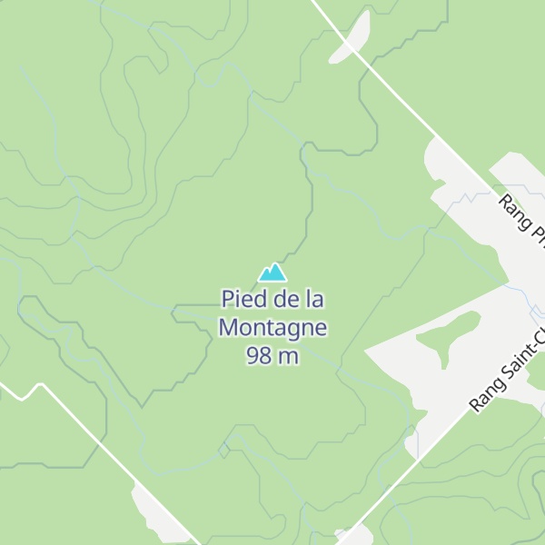 Map of Pied de la Montagne