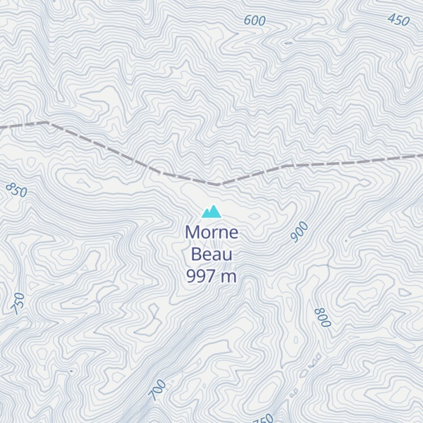 Map of Morne Beau
