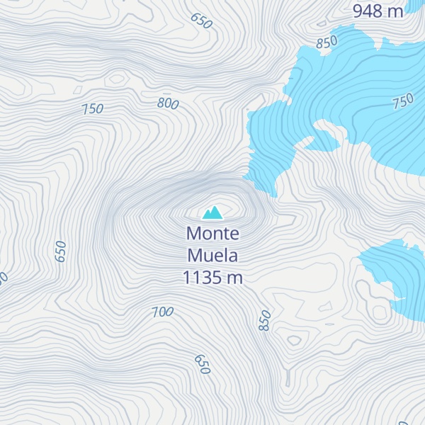 Map of Monte Muela