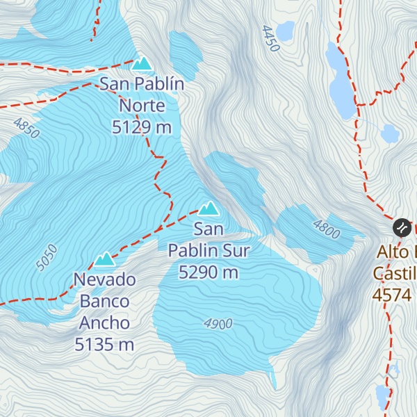 Map of San Pablin Sur